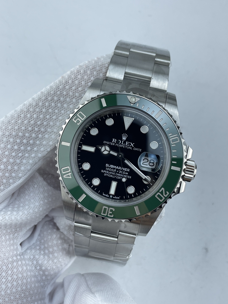 (당일출고/2~3일도착)NO.214/QP공장 롤렉스 서브마리너 신형 41mm 블랙다이얼 그린세라믹 인서트 최신형 스타벅스